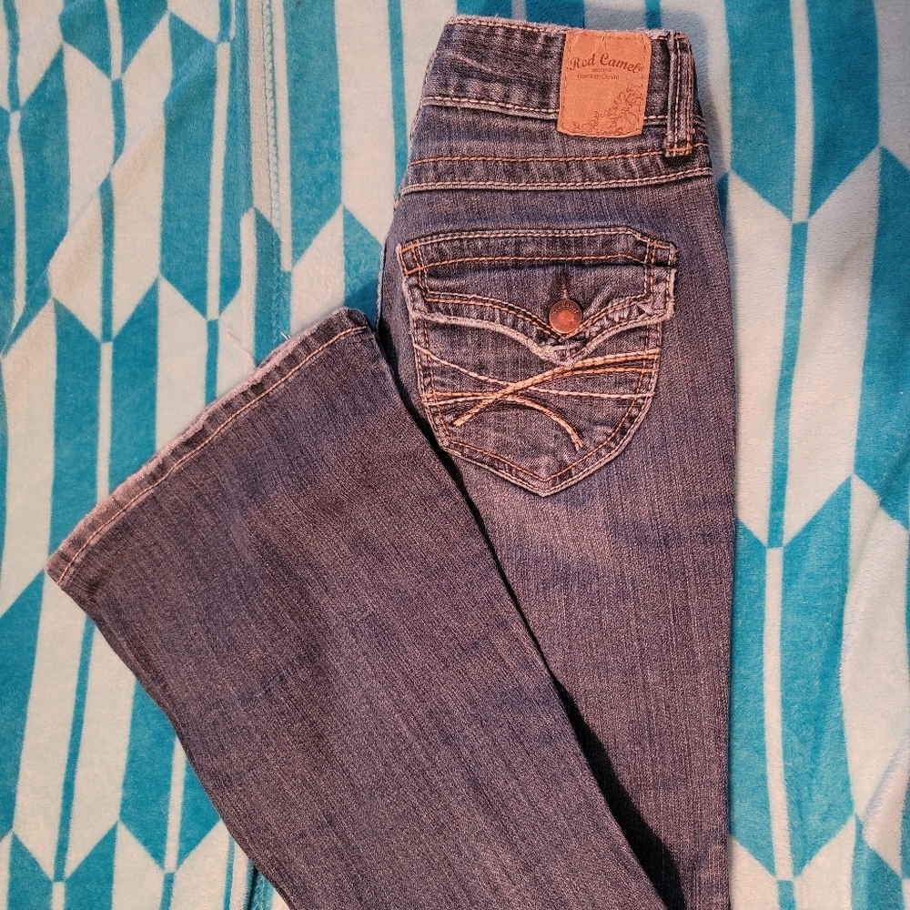 Red Camel Distressed Denim, size 1 - Picture 3 of 4